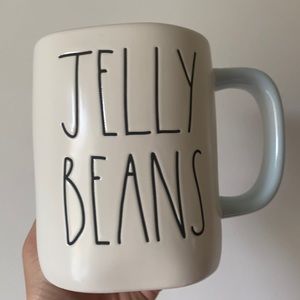 New Rae Dunn jelly bean light blue mug cup